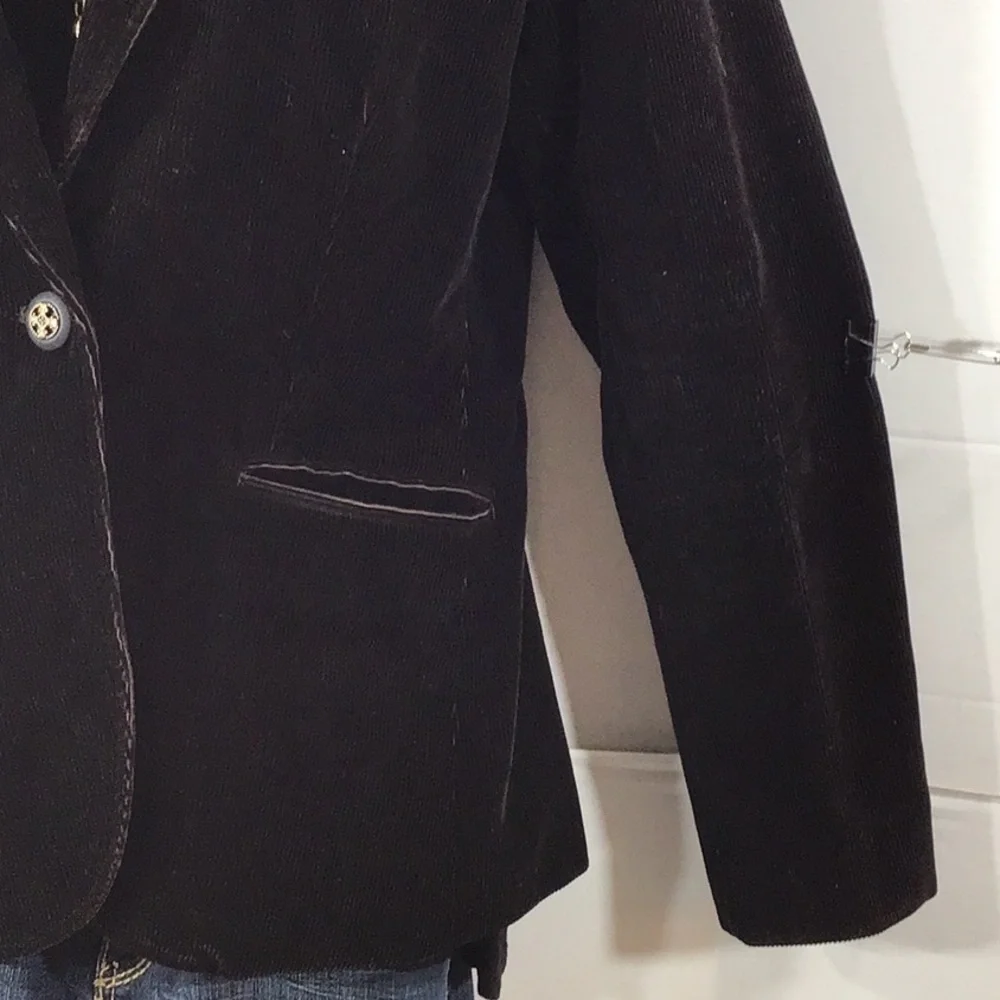 J. Crew espresso brown corduroy vintage blazer 10